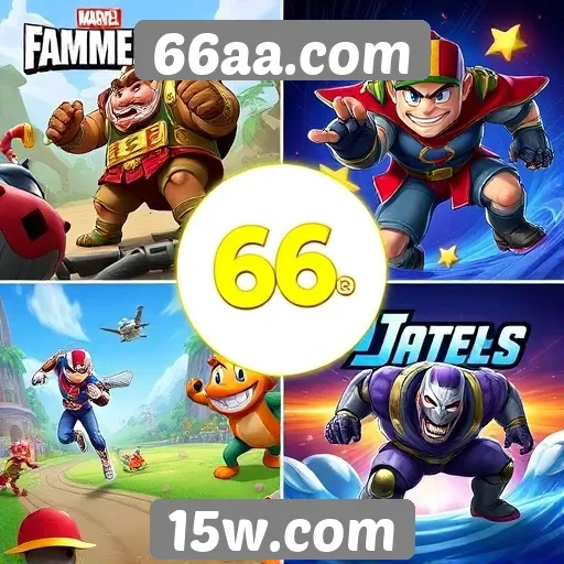Comparativo de jogos populares disponíveis no site 66aa.com