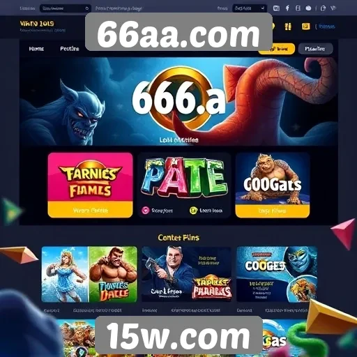 Interface e experiência do usuário no 66aa.com